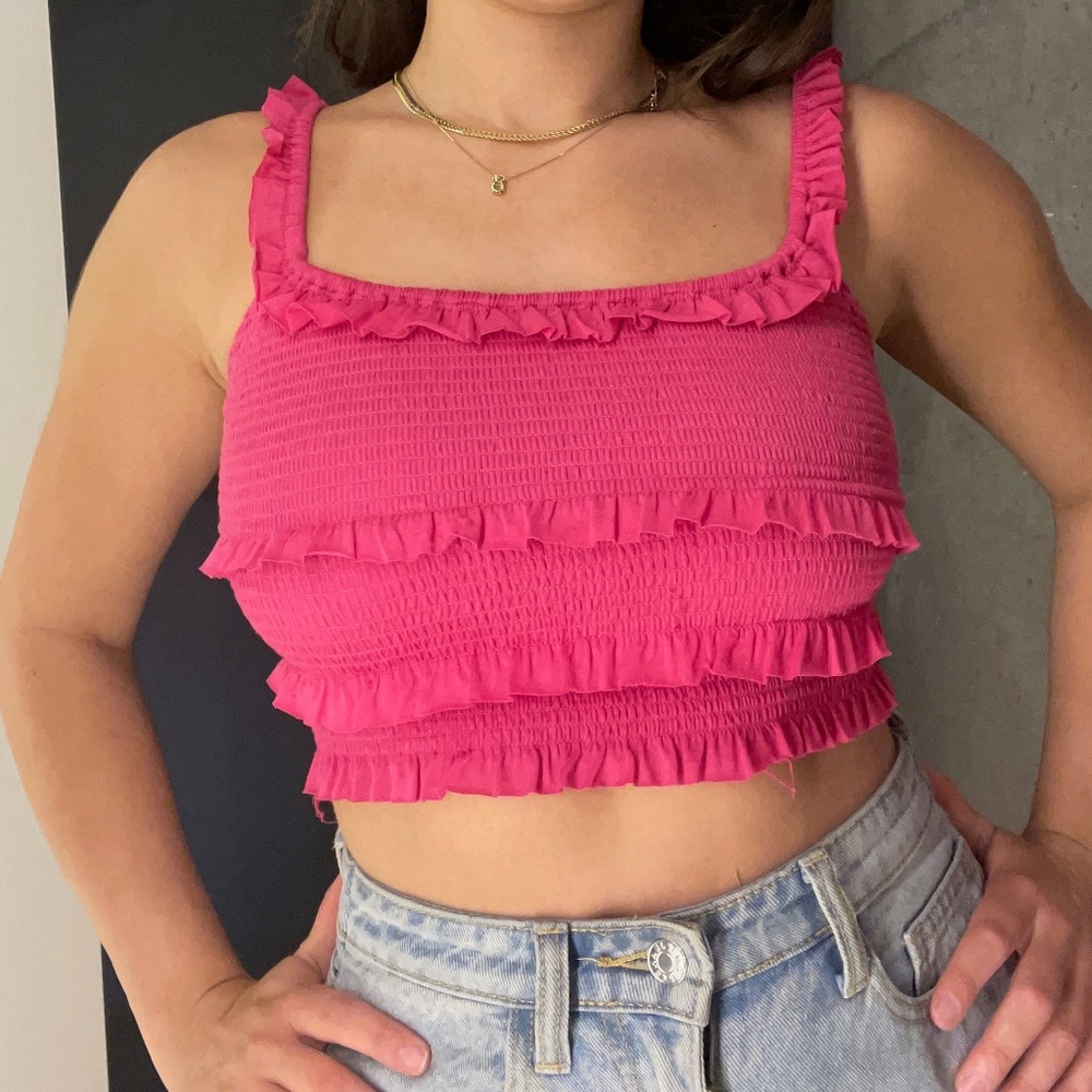 Urban outfitters pink top